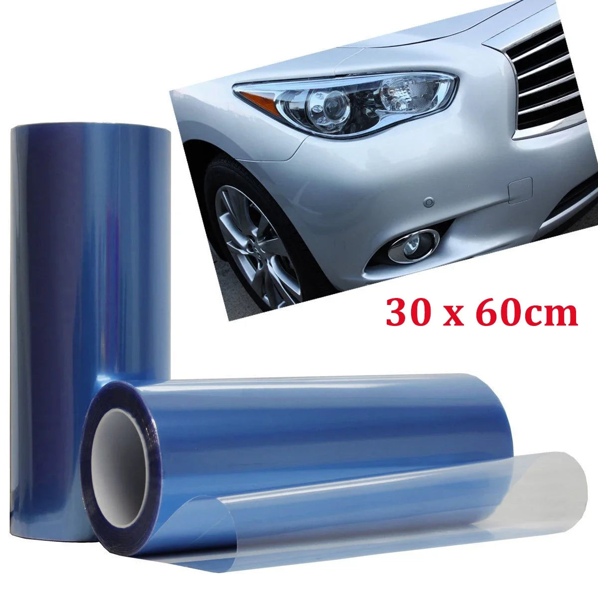 Gradient Colorful Car Windscreen Solar Film Anti-UV Privacy Heat Insulation Window Sun Shade Tinted Stickers Vehicle PET Wrap