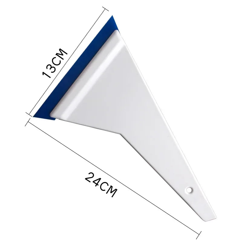 1Pcs Window Tint Tool Car Windshield Squeegee with Insert Rubber Blade Windows Glass Film Installation Scraper Water Wiper