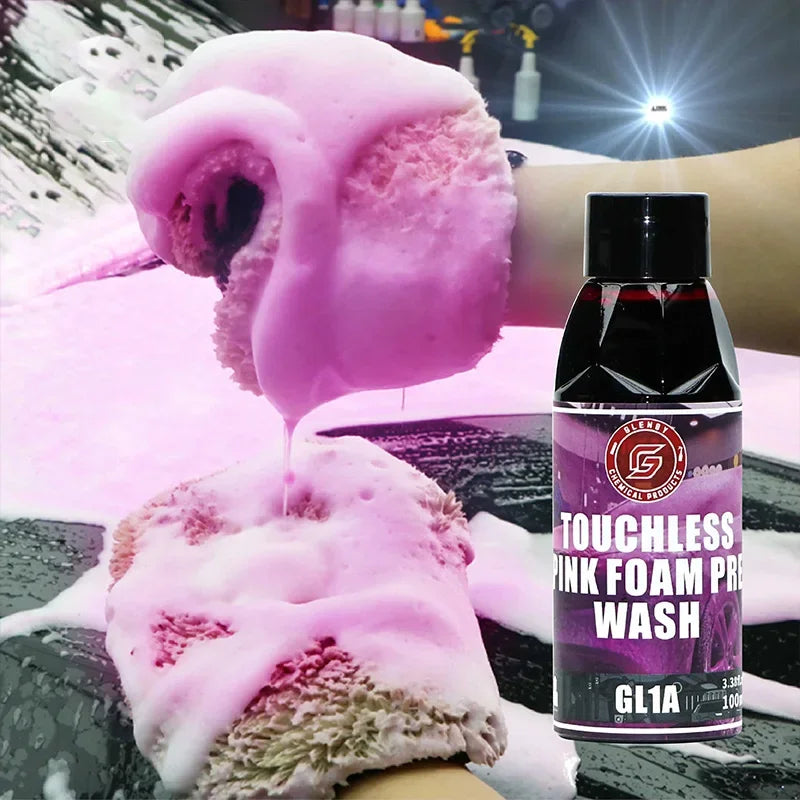 Prewash Pink Foam Shampoo Auto Cleaning Foam Auto Cleaner for Station Car Detailing Chemical Cleaner Wash Shampoo Car Wash Tool
