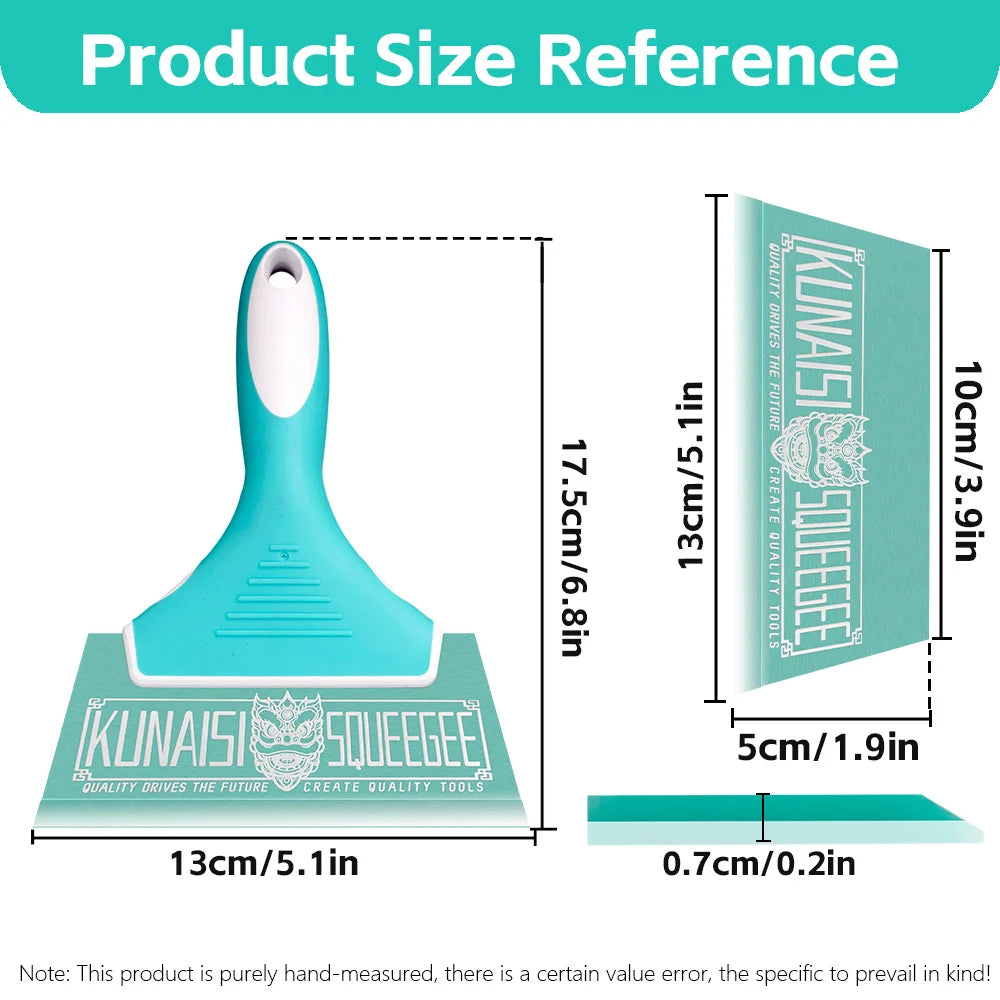 KUNAISI Beef tendon rubber ppf squeegee Shovel Car Window Tint Squeegee Water Blade Wiper Glass Handy Car Cleaning Tools