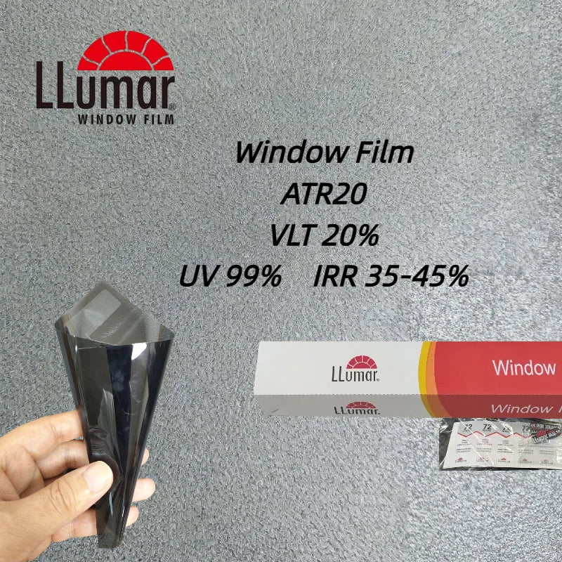 Premium LLumar Auto Window Film UV99% High Insulation Nano Carbon PET For Car House And Building Window Tint Film Easy Install