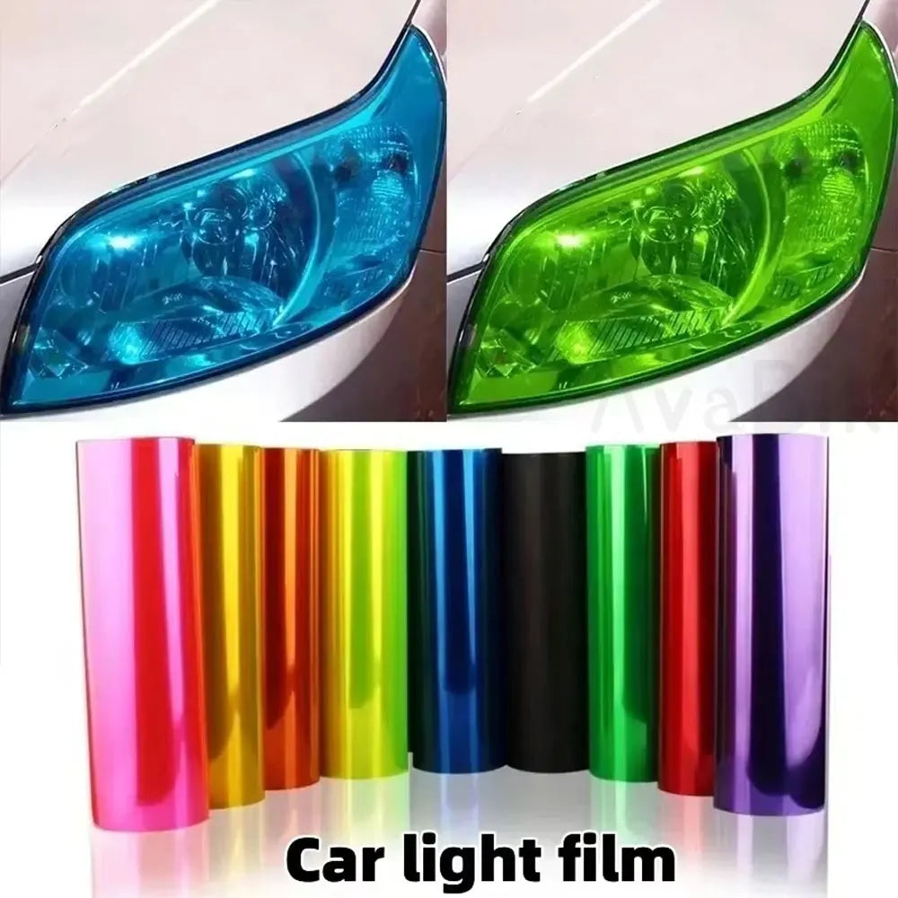 Car Headlight Film Protection Blue Tint Film pvc Material Color Changing Vinyl Wrap Foil Taillight Sticker for Vehicle Styling
