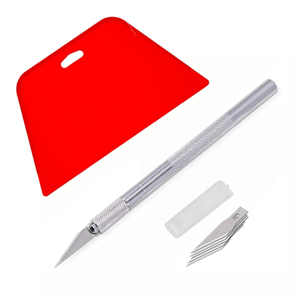 TOFAR Car Wrap Film Tools Kit Vinyl Spatula Window Tint Film Squeegee Scraper Stickers Cutter Wall Vehicle Styling Accessories