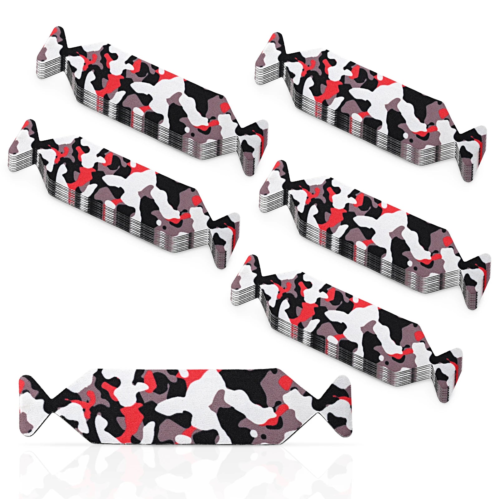 FOSHIO 10/50/100pcs Vinyl Squeegee Felt Fabric Cloth 3-Layer Carbon Fiber Film Window Tint Scraper Edge Protector Wrap Car Tools