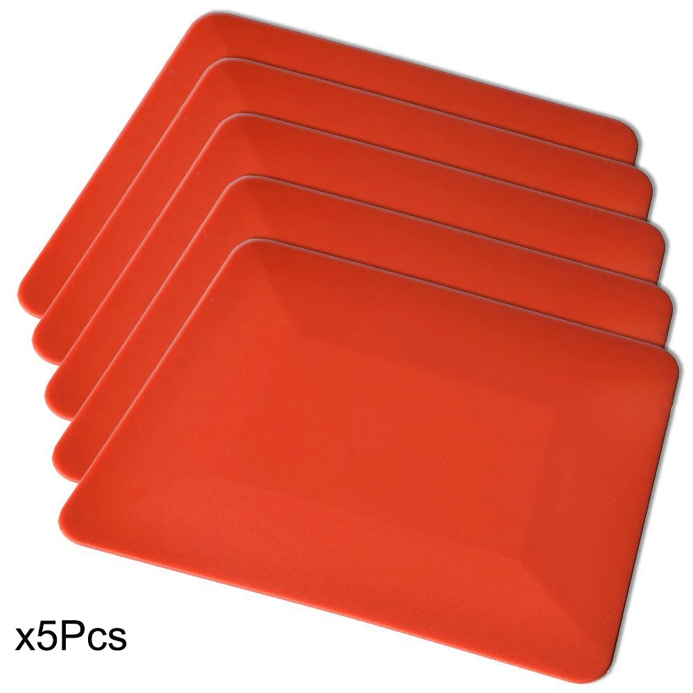 FOSHIO 5pcs Carbon Fiber Foil Vinyl Soft Plastic Squeegee Car Wrap Film Window Tint Scraper Auto Stickers Decal Styling Tools