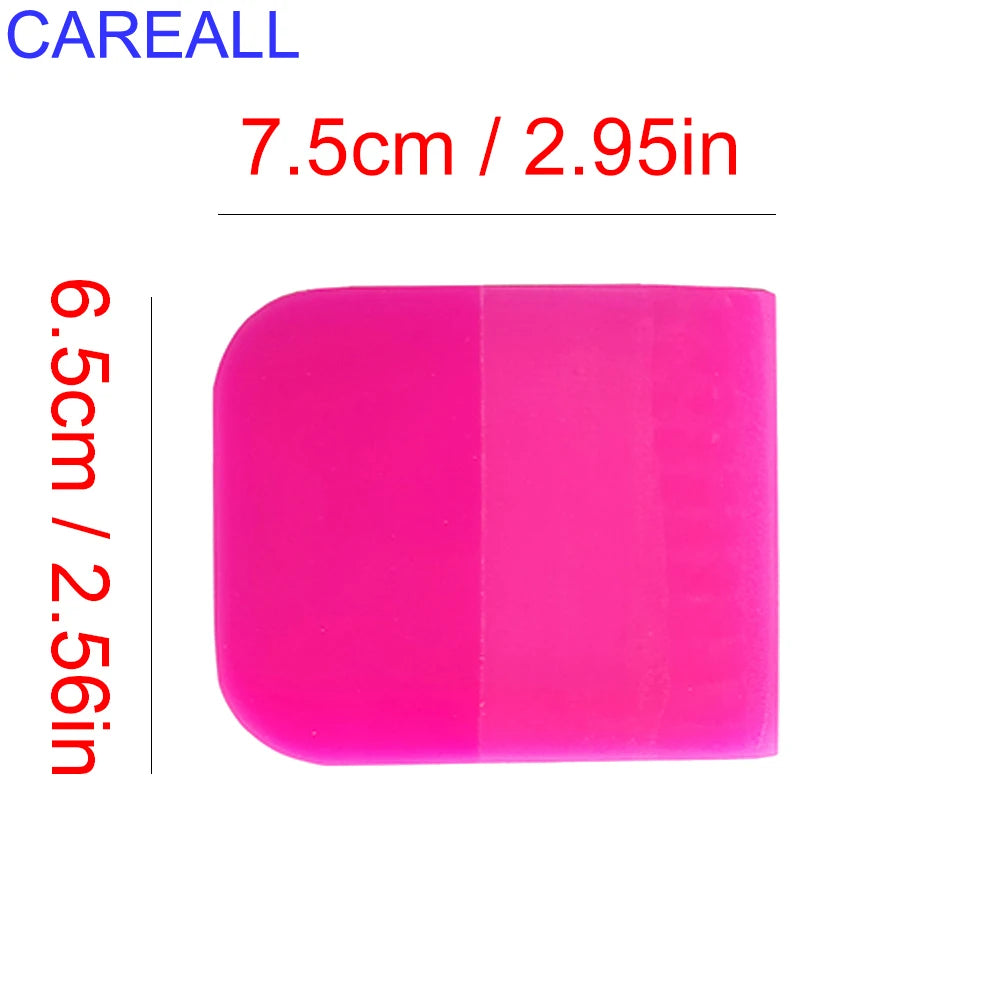 CAREALL Soft PPF Squeegee Window Tint Rubber Scraper Carbon Vinyl Protective Film Install Tool Water Remove Car Wrap Accessories