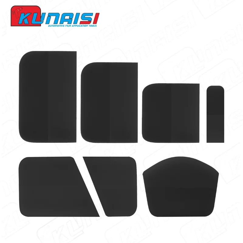Car PPF Squeegee Kit 7 in 1 Anti-Scratch TPU Rubber Squeegee for Vinyl Wrap Tint Squeegee Water Blade Scraper Window Tint Tools