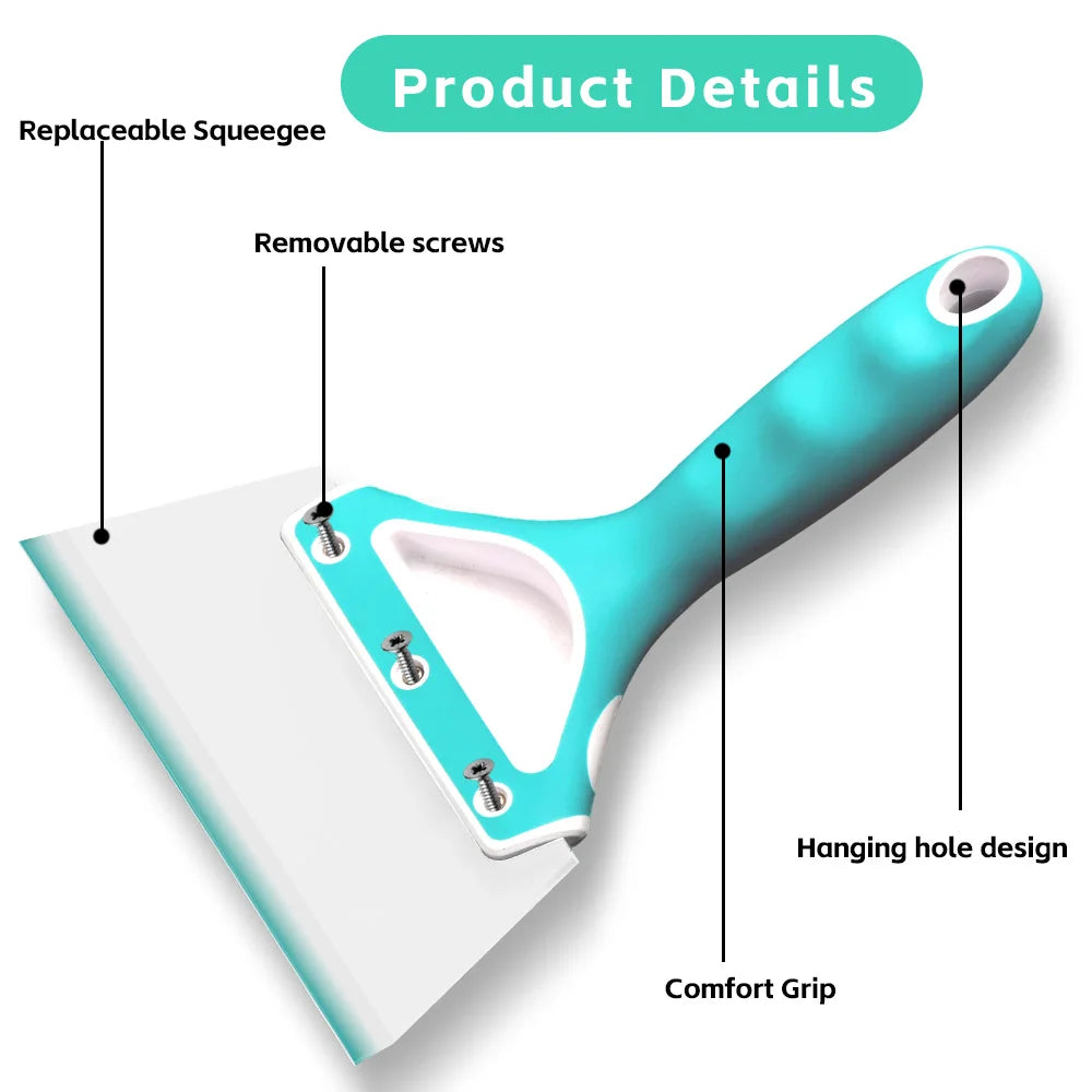 KUNAISI Beef tendon rubber ppf squeegee Shovel Car Window Tint Squeegee Water Blade Wiper Glass Handy Car Cleaning Tools