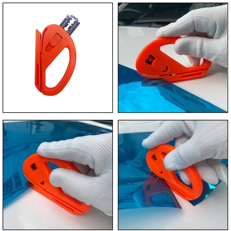 Car Wrap Vinyl Tool Kit Window Film Tinting Tool Car Wrap Stick Edge Trimming Squeegee Tinting Felt Edge Squeegee