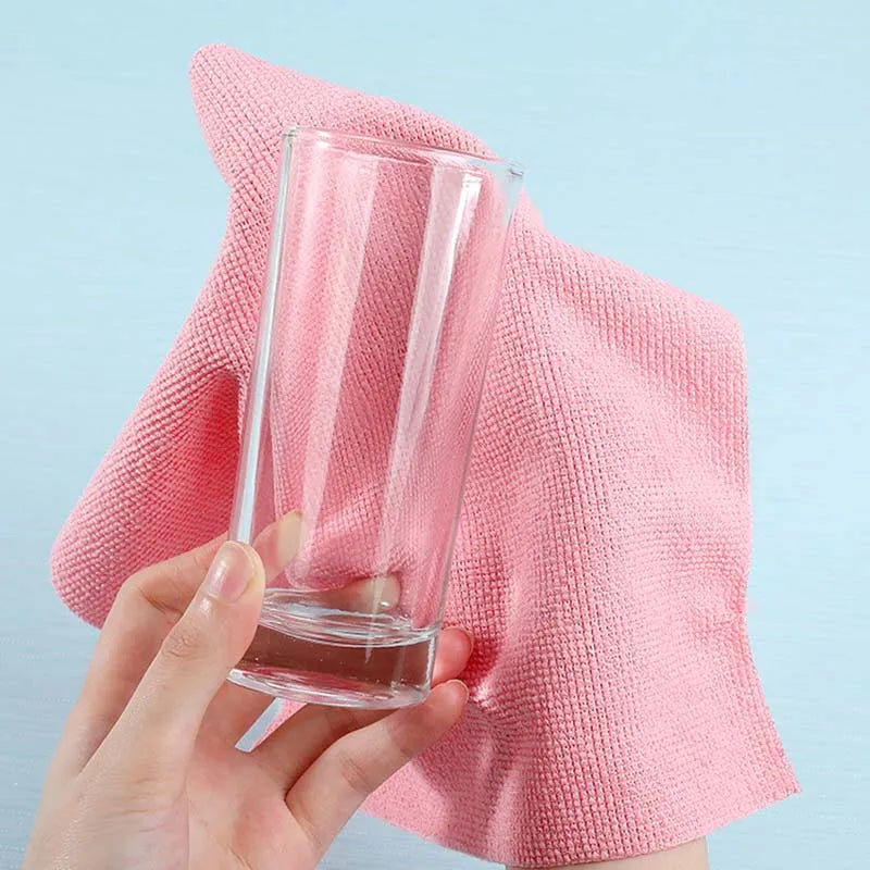 Tear-off Cleaning Cloth Roll - Durable Reusable Dish Towel for Kitchen, Greaseproof and Quick Drying, Microfiber Hand-tear Rags