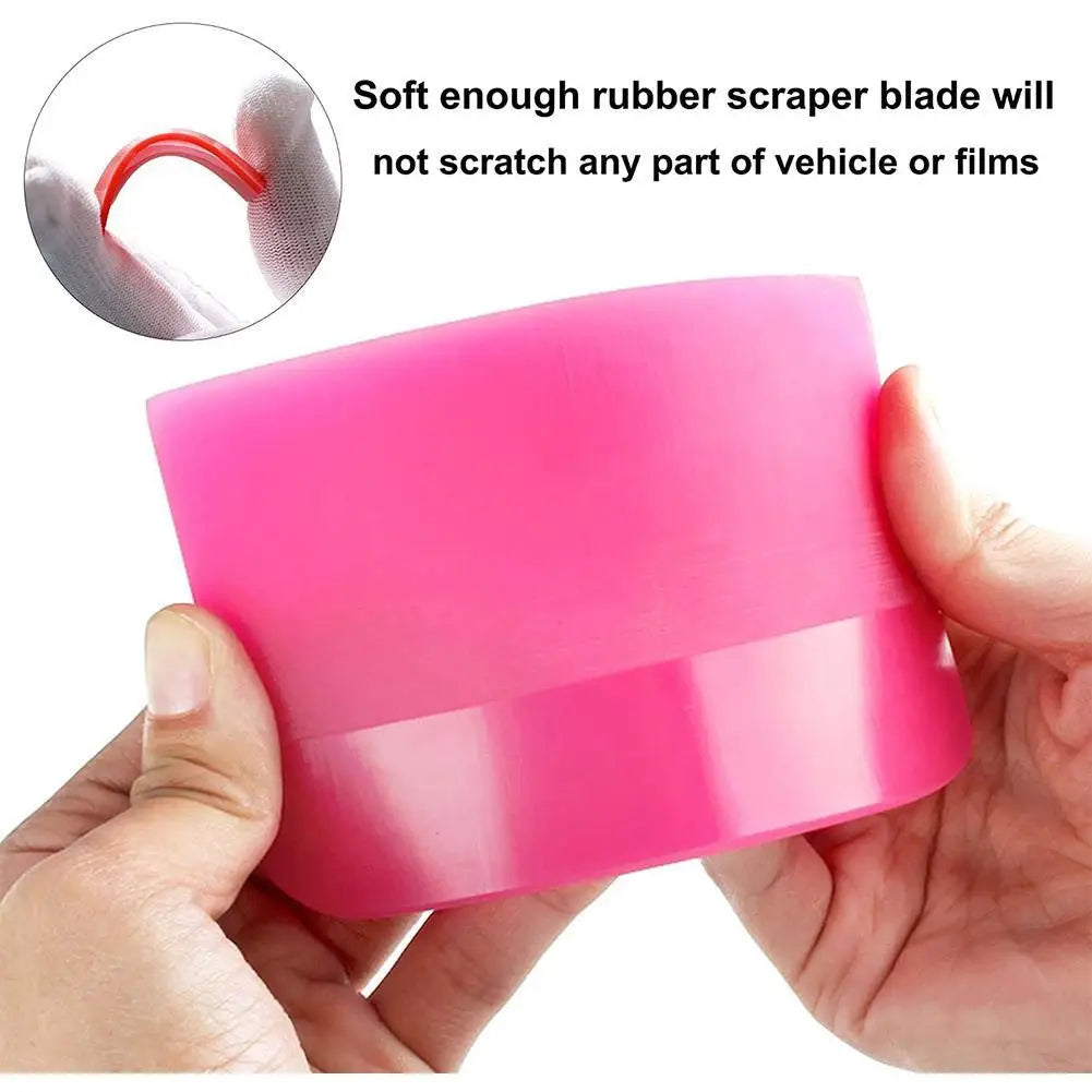 Car PPF Squeegee Kit 7 in 1 Anti-Scratch TPU Rubber Squeegee for Vinyl Wrap Tint Squeegee Water Blade Scraper Window Tint Tools