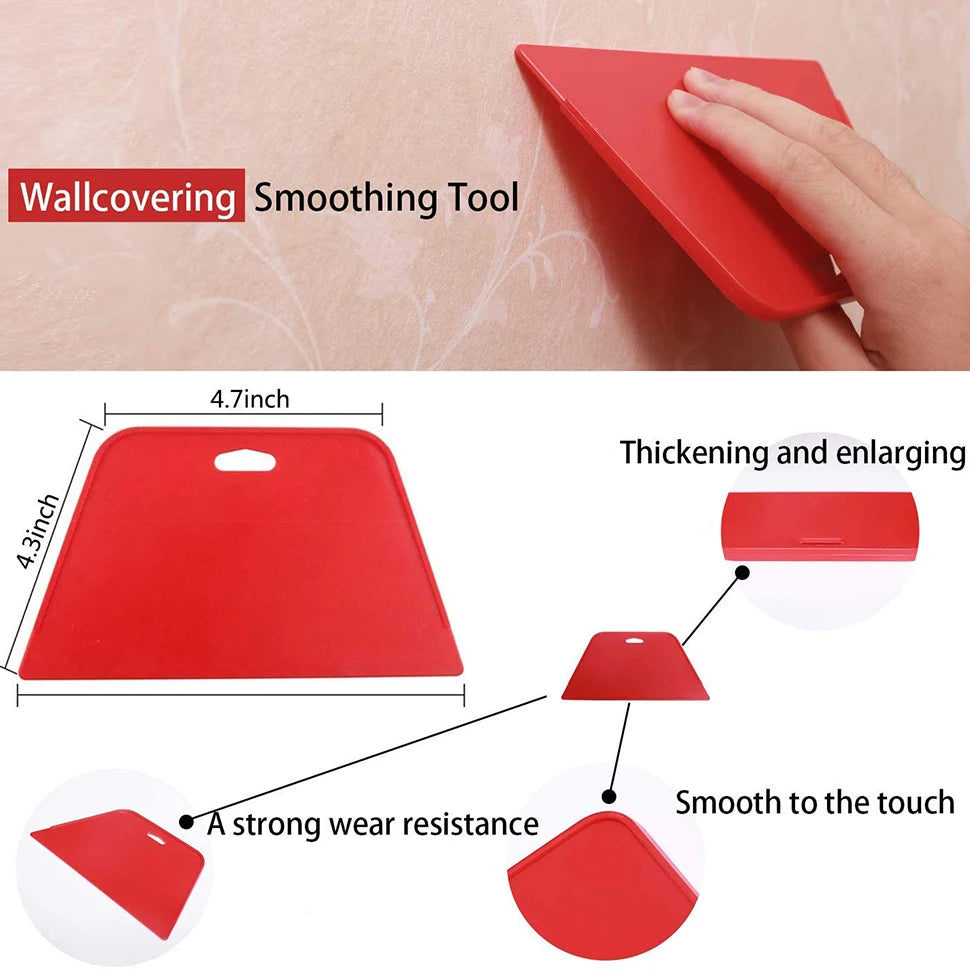 TOFAR Car Wrap Film Tools Kit Vinyl Spatula Window Tint Film Squeegee Scraper Stickers Cutter Wall Vehicle Styling Accessories