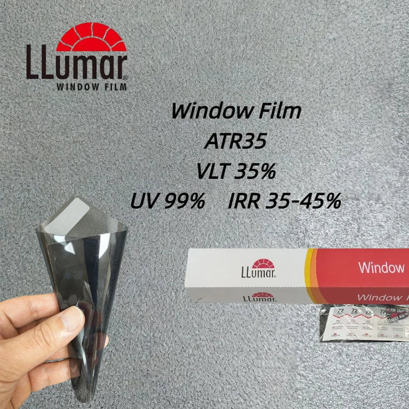Premium LLumar Auto Window Film UV99% High Insulation Nano Carbon PET For Car House And Building Window Tint Film Easy Install