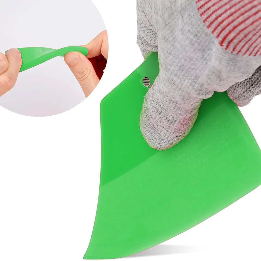 KUNAISI PPF Squeegee Tools Kit 5pcs/Box Magnetic Anti-Scratch Vinyl Wrap Car Film Tinting Scraper Glass Cleaning Soft Water Wipe