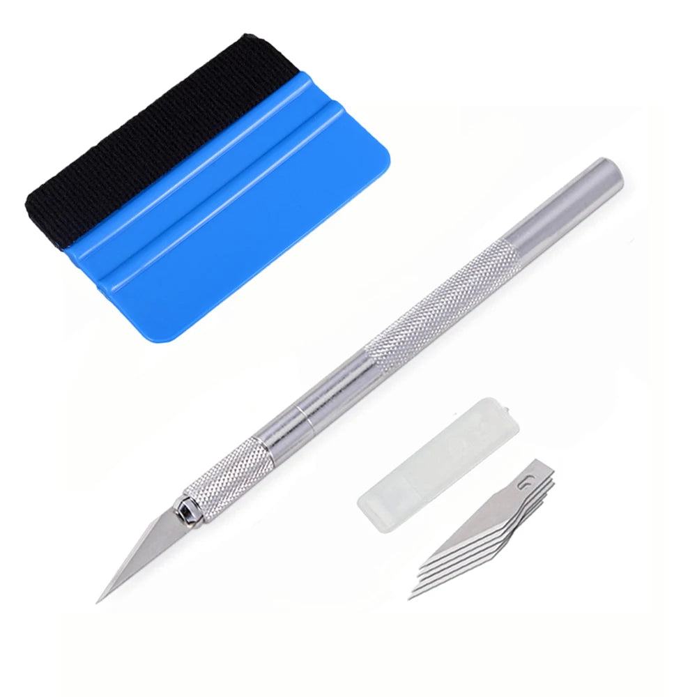 TOFAR Car Wrap Film Tools Kit Vinyl Spatula Window Tint Film Squeegee Scraper Stickers Cutter Wall Vehicle Styling Accessories