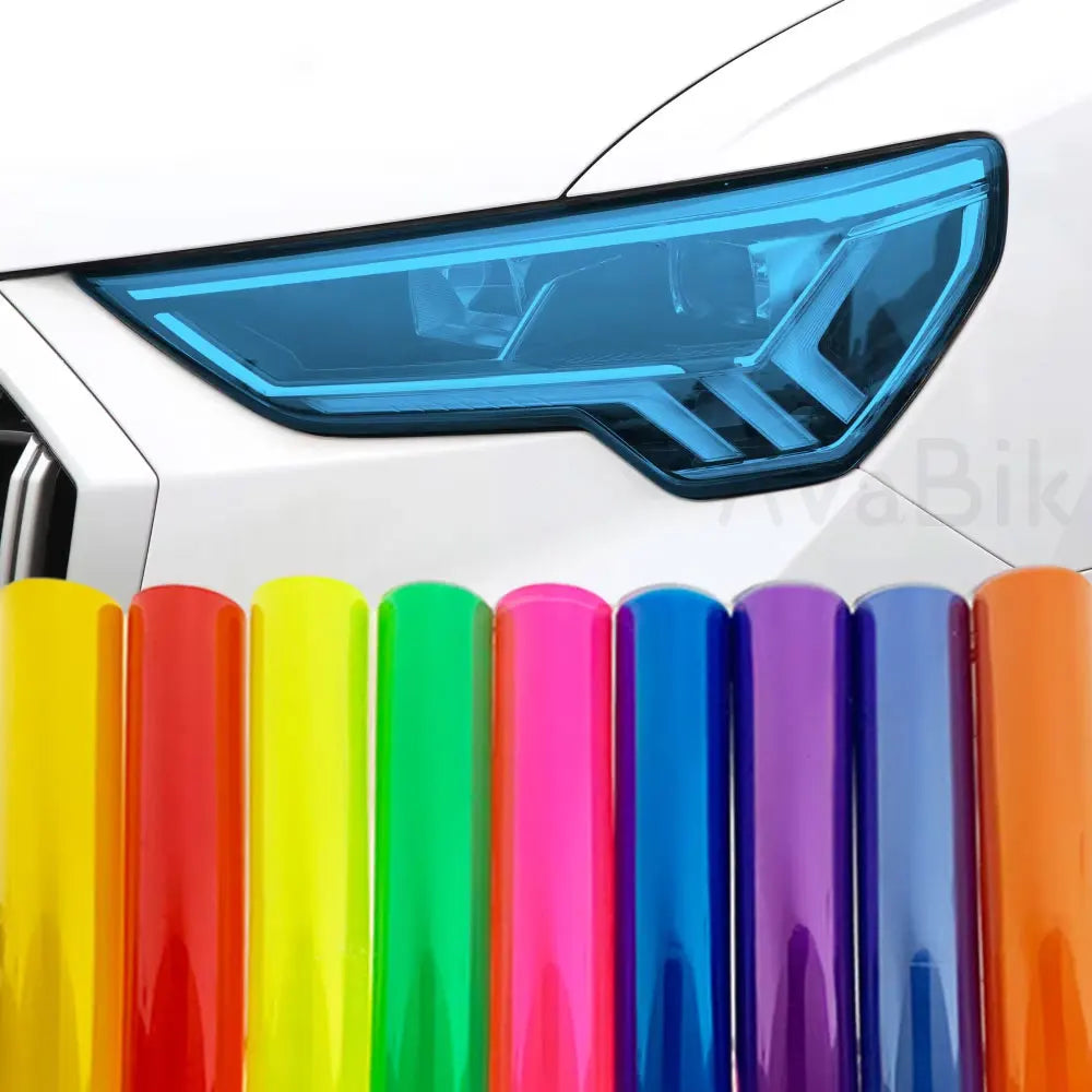 Car Headlight Film Protection Blue Tint Film pvc Material Color Changing Vinyl Wrap Foil Taillight Sticker for Vehicle Styling