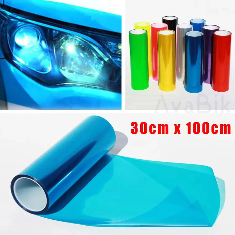 Car Headlight Film Protection Blue Tint Film pvc Material Color Changing Vinyl Wrap Foil Taillight Sticker for Vehicle Styling