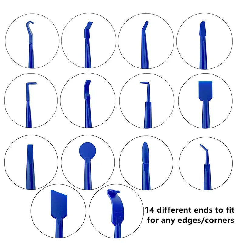 Car Wrap Vinyl Tool Kit Window Film Tinting Tool Car Wrap Stick Edge Trimming Squeegee Tinting Felt Edge Squeegee
