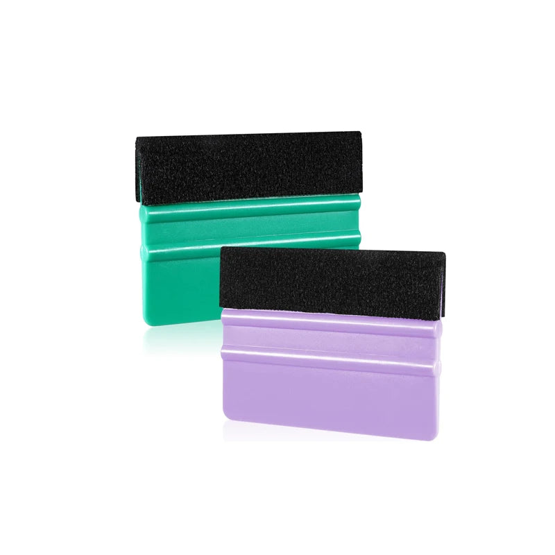 Felt Vinyl Squeegee Tool Plastic Vinyl Spatula Car Film Covering Tools for Car Wrap Decal DIY Crafting Window Tint Vinyl Scraper