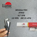 Premium LLumar Auto Window Film UV99% High Insulation Nano Carbon PET For Car House And Building Window Tint Film Easy Install
