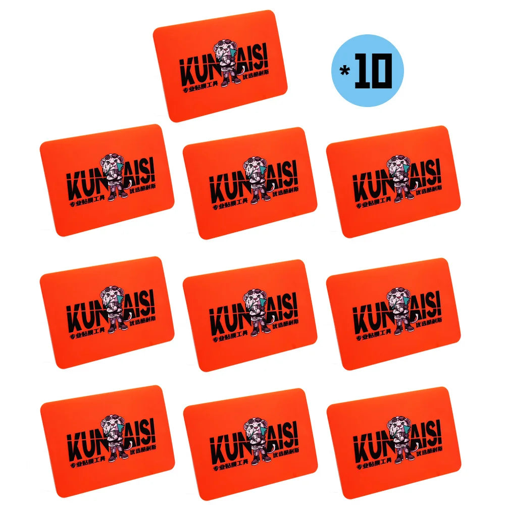 10pcs Car Wrap Tool Vinyl Scraper  Squeegee for Vehicle Window Tint Auto Accessories Wrapping Tools Vinyl Spatula Film Wrapping