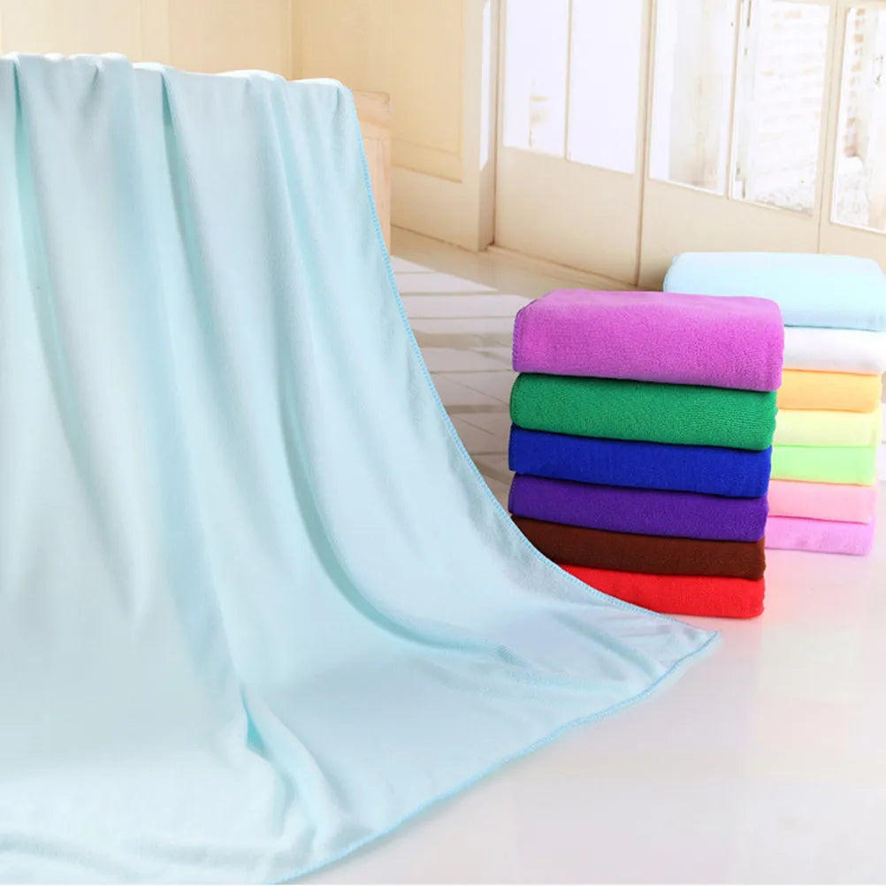Microfiber Towel 30x70cm Super Absorbent Dry Face Hair Bath Multi-Purpose Cleaning Car Wiping Cloth